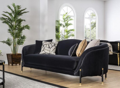 Luxury Sofa 2-Seater Fabric Living Room Modern Design Sofas Upholstered Couches New